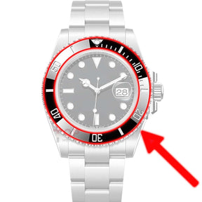 Ceramic Steel Watch Bezel for Rolex Submariner 40/41mm 116610 126610 Watch