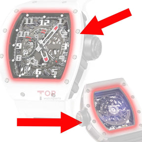 AR Coating Sapphire Watch Crystal for Richard Mille RM030 Automatic Watch Glass