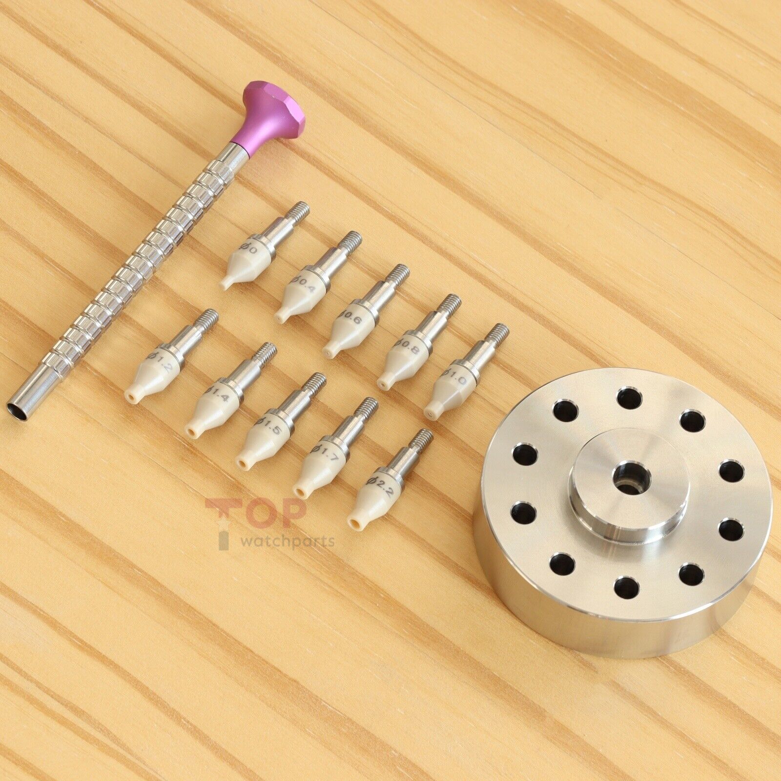 Manual Ten Needle Loading Tool Repair Watch Hand Presser