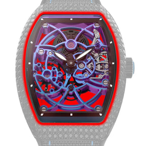 Watch Sapphire Crystal for Franck Muller Vanguard/New Models V35 Tonneau Glass