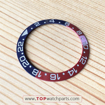 Insert de lunette en céramique Batman bleu rouge de haute qualité pour montre Rolex GMT Master II