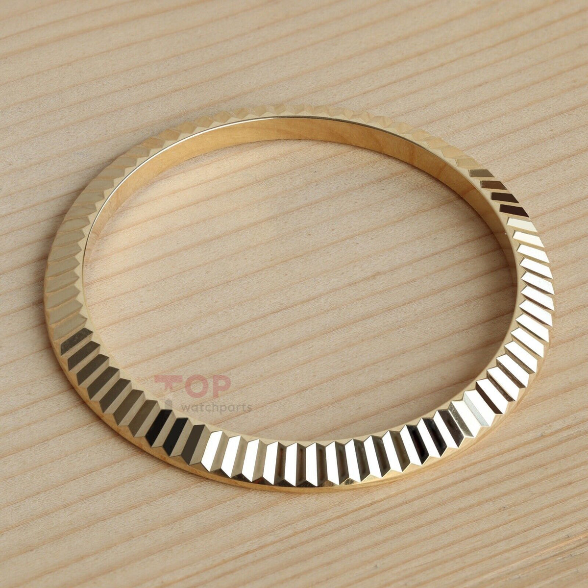 Solid 18K Gold Fluted Bezel for Rolex Datejust 41 126333 126334 126303 126300