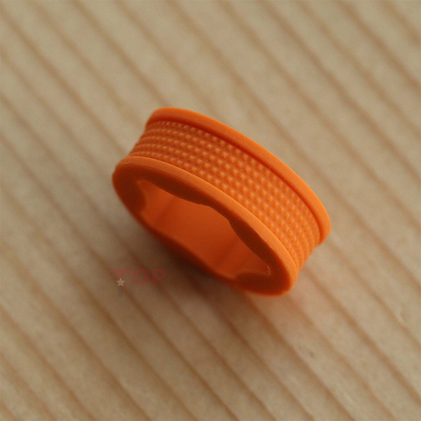 Orange Watch Crown Fluoro Rubber Cap for Richard Mille RM11-03 Automatic Flyback