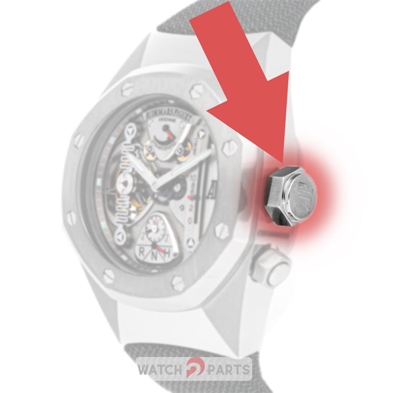 تاج فولاذي لساعة AP Audemars Piguet RO Royal Oak Tourbillon Concept Alacrite 25980AI.OO.D003SU.01 الأوتوماتيكية