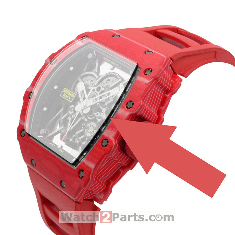 sapphire watch glass for Richard Mille RM35 NTPT 42.70x49.94mm automatic watch