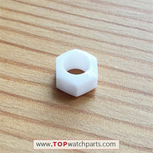 ceramic button pusher crown cover cap for AP Audemars Piguet ROO Royal Oak Offshore 42mm chronography 26400 automatic watch - topwatchparts.com