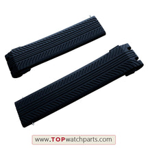 rubber band strap for Tissot T-Race MotoGP Chronograph Men's watch T092.427 - topwatchparts.com